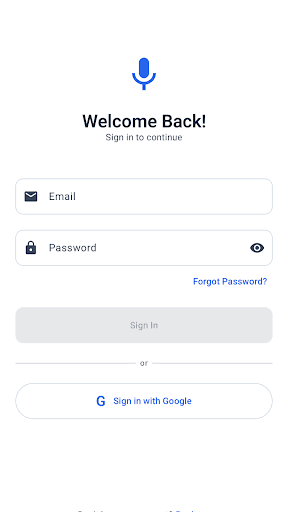 Meeting Assistant app screenshot